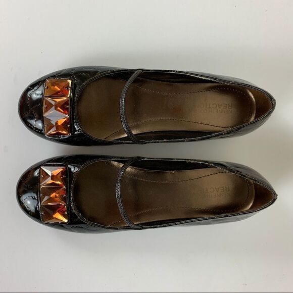 Kenneth Cole Reaction Flat Atude Vegan Ballet Flat Sz 4.5 - Picture 3 of 7